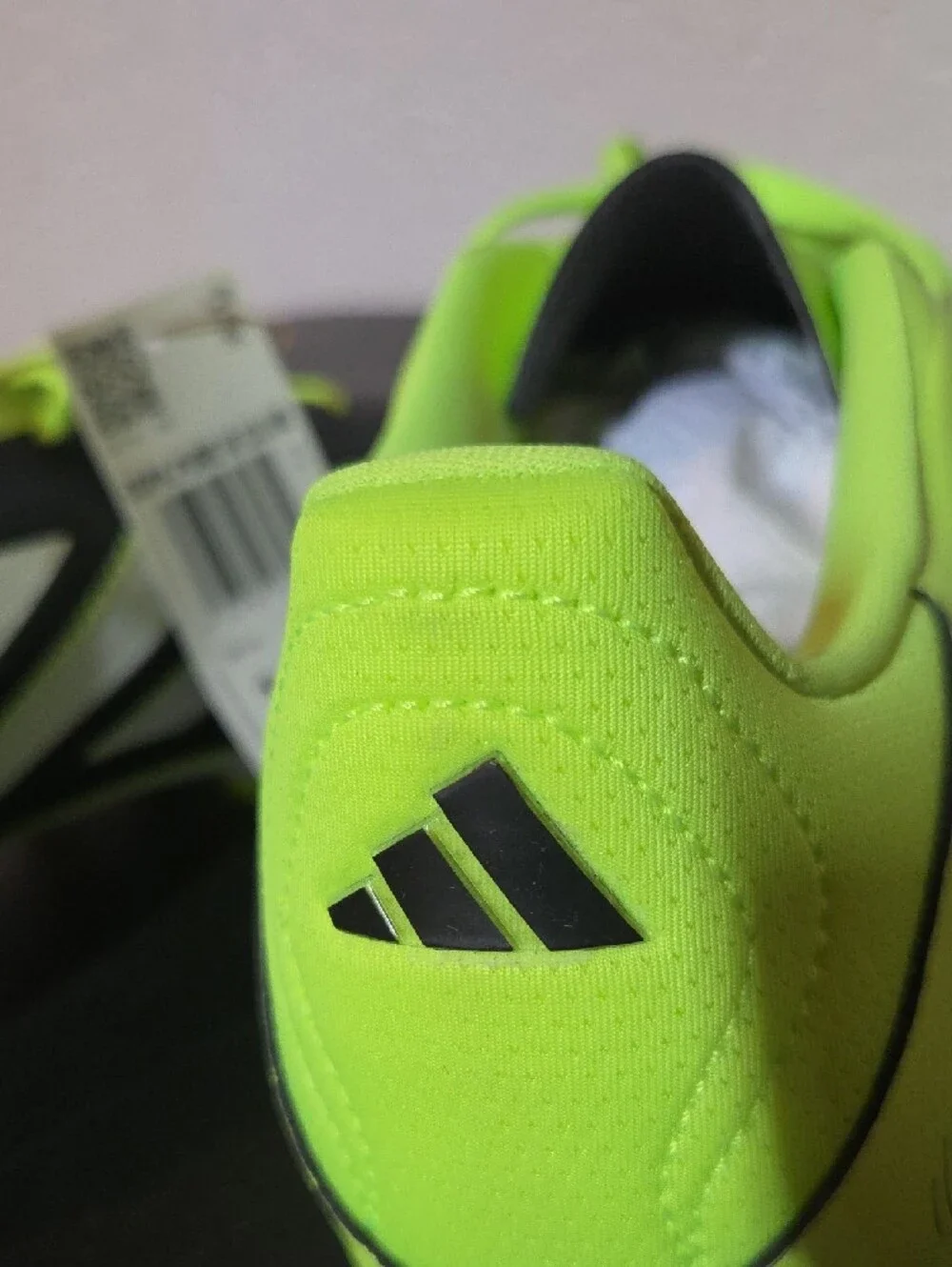 adidas Mens Copa Pure 3 Club Black & Neon Green Soccer Cleats